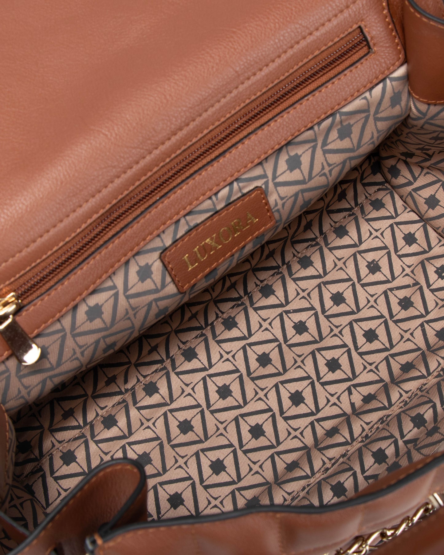 Gilded Mocha Hand Bag