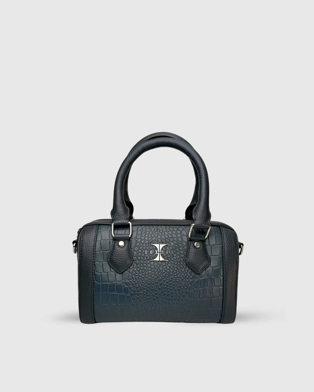 Azure Crest Handbag | 100% Genuine Leather