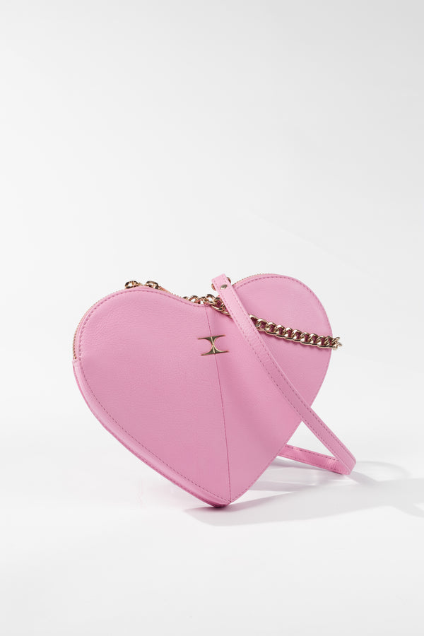 Heart Shaped Leather Shoulder Bag | 100% Genuine Leather