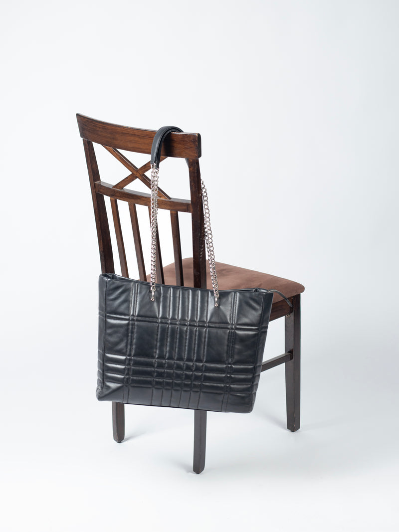 Onyx Arc Tote | 100% Genuine Leather Hover