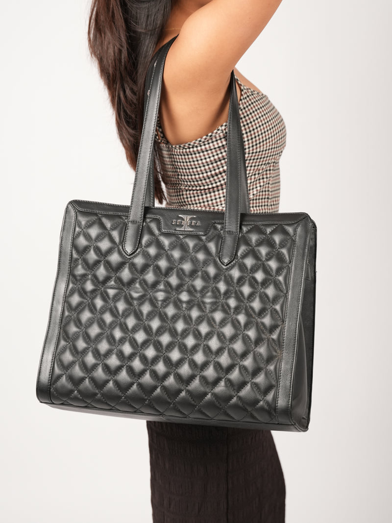 Onyx Classic Tote | 100% Genuine Leather