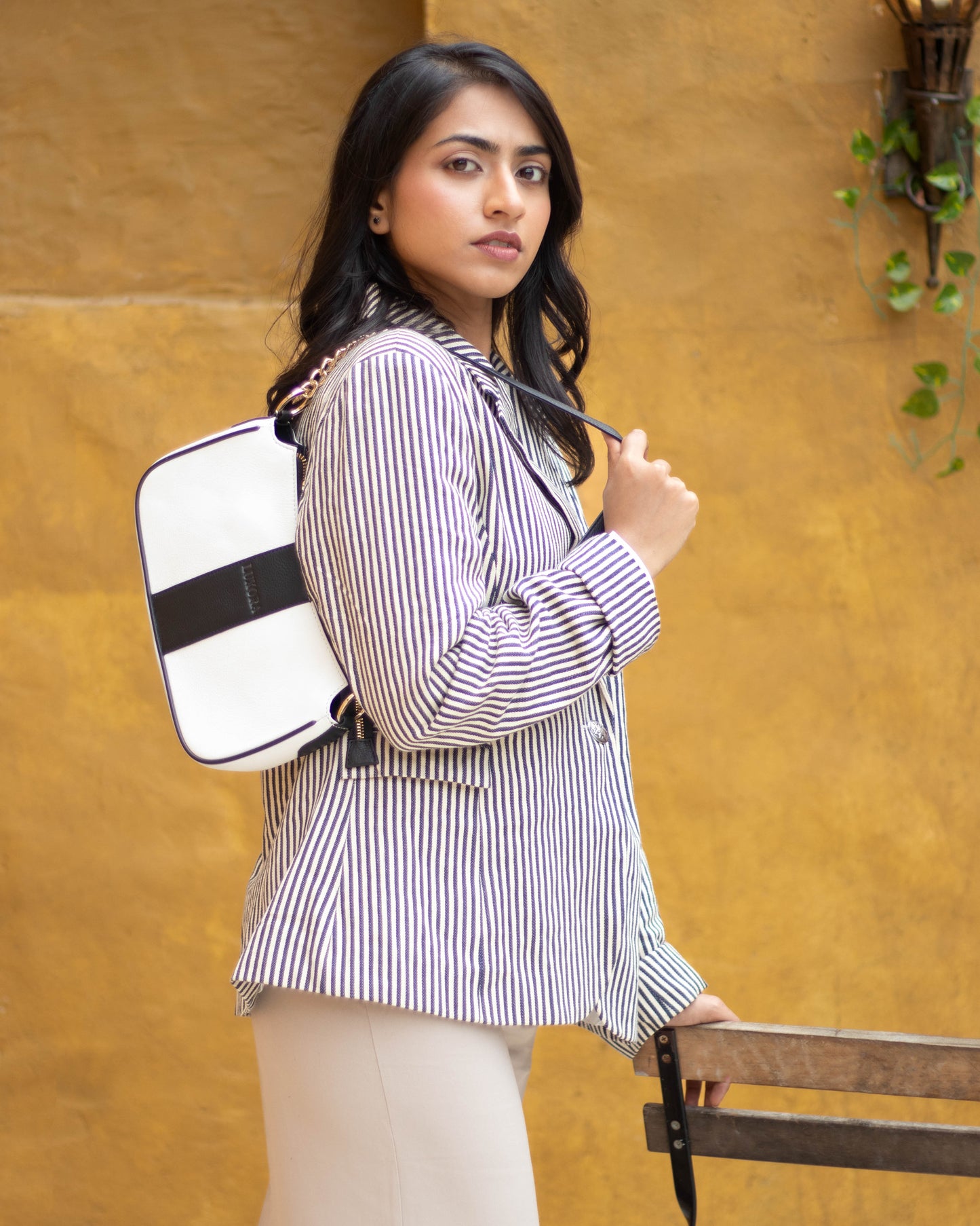 Monochrome Muse Shoulder Bag