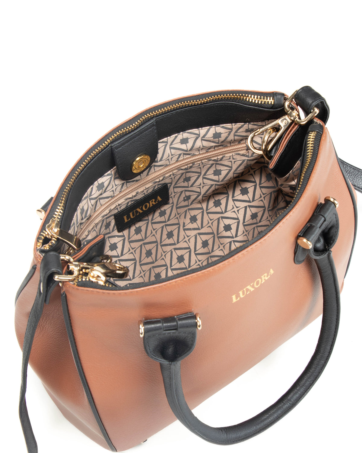 Mocha Arc Handheld | 100% Genuine Leather