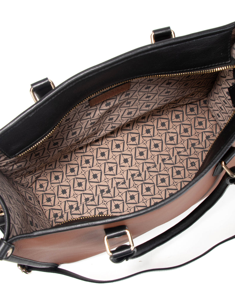 Brunette Contrast Tote Hover
