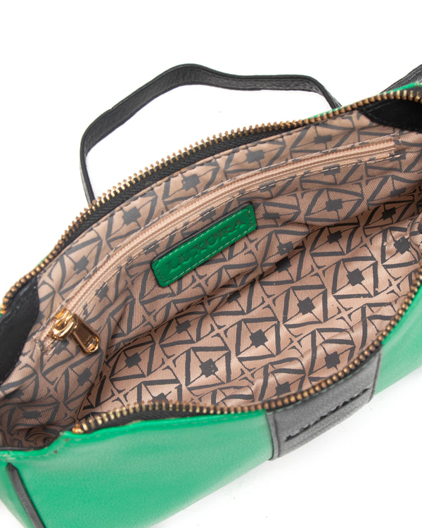 Dual-Tone Verde Shoulder Bag | 100% Genuine Leather