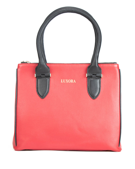 Rouge Arc Hand Bag | 100% Genuine Leather