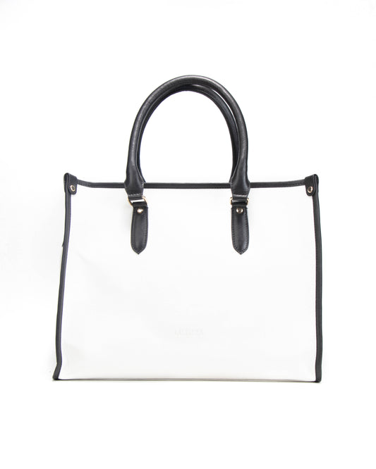 Bauhaus Edge Tote | 100% Genuine Leather